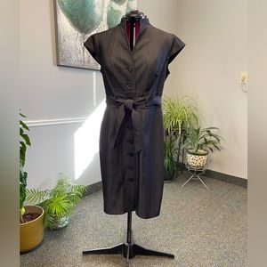 Calvin Klein black denim dress